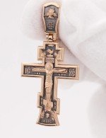 Крест из золота 585 пробы