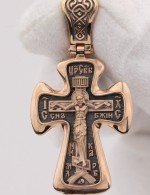 Крест из золота 585 пробы
