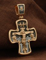 Крест из золота 585 пробы