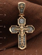 Крест из золота 585 пробы