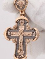 Крест из золота 585 пробы