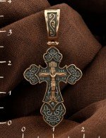 Крест из золота 585 пробы