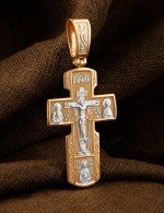 Крест из золота 585 пробы