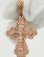 Крест из золота 585 пробы