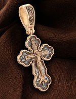 Крест из золота 585 пробы