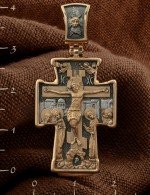 Крест из золота 585 пробы
