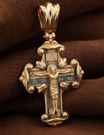 Крест из золота 585 пробы
