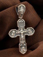 Крест из серебра 925 пробы