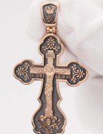Крест из золота 585 пробы