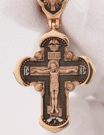 Крест из золота 585 пробы