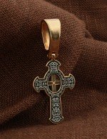 Крест из золота 585 пробы