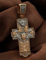 Крест из золота 585 пробы