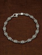 Браслет из белого золота 585 пробы