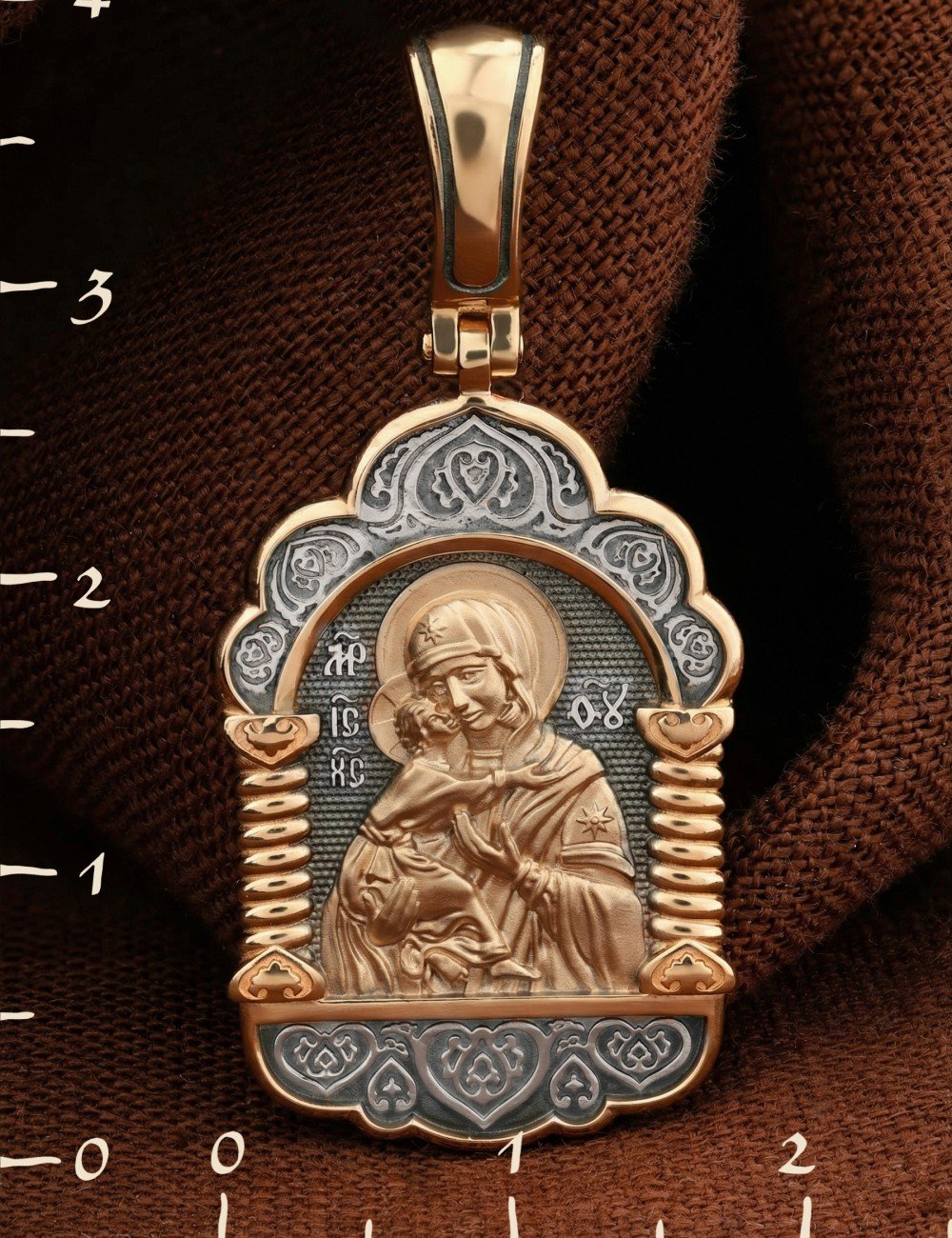 Образок из золота 585 пробы