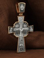 Крест из золота 585 пробы