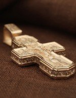 Крест из золота 585 пробы