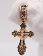 Крест из золота 585 пробы
