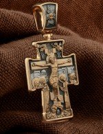 Крест из золота 585 пробы