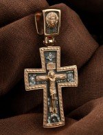 Крест из золота 585 пробы