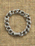 Браслет из серебра 925 пробы с рубином