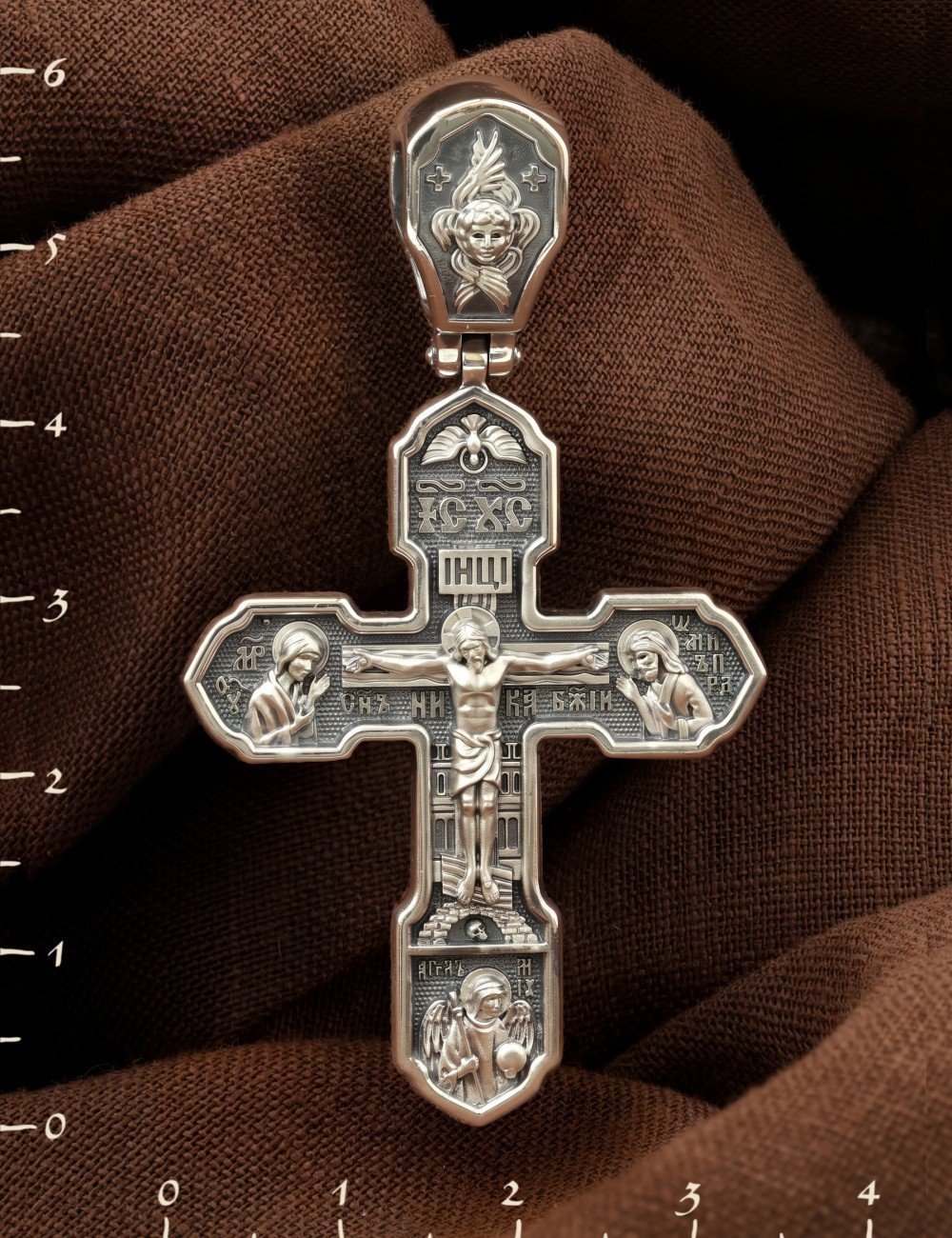 Крест из серебра 925 пробы