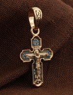 Крест из золота 585 пробы