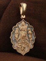 Образок из золота 585 пробы