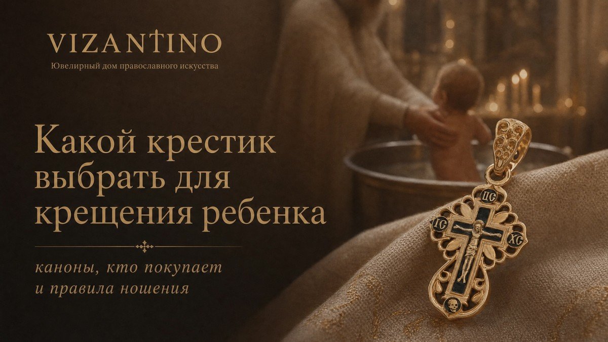 Какой крестик выбрать для крещения ребенка: каноны, кто покупает и правила ношения