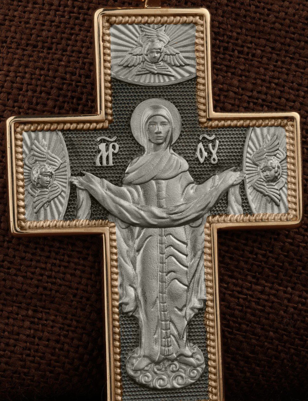 Крест из золота 585 пробы