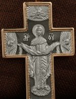 Крест из золота 585 пробы