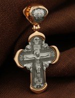 Крест из золота 585 пробы