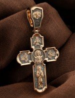 Крест из золота 585 пробы