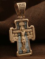 Крест из золота 585 пробы