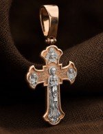 Крест из золота 585 пробы