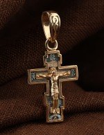 Крест из золота 585 пробы