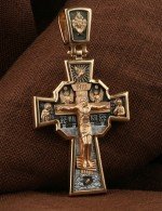 Крест из золота 585 пробы