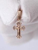 Крест из золота 585 пробы