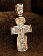 Крест из золота 585 пробы