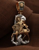Образок из золота 585 пробы