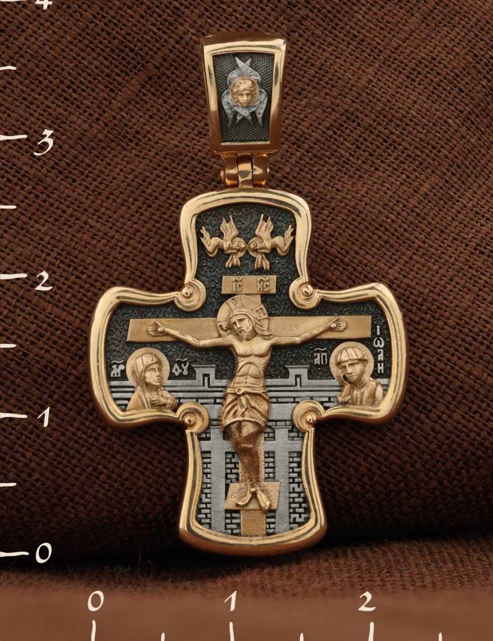 Крест из золота 585 пробы