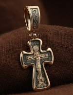 Крест из золота 585 пробы