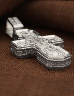 Крест из белого золота 585 пробы