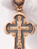 Крест из золота 585 пробы