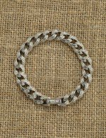 Браслет из серебра 925 пробы с рубином