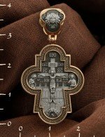 Крест из золота 585 пробы
