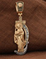 Образок из золота 585 пробы