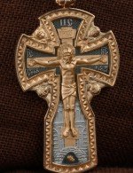 Крест из золота 585 пробы