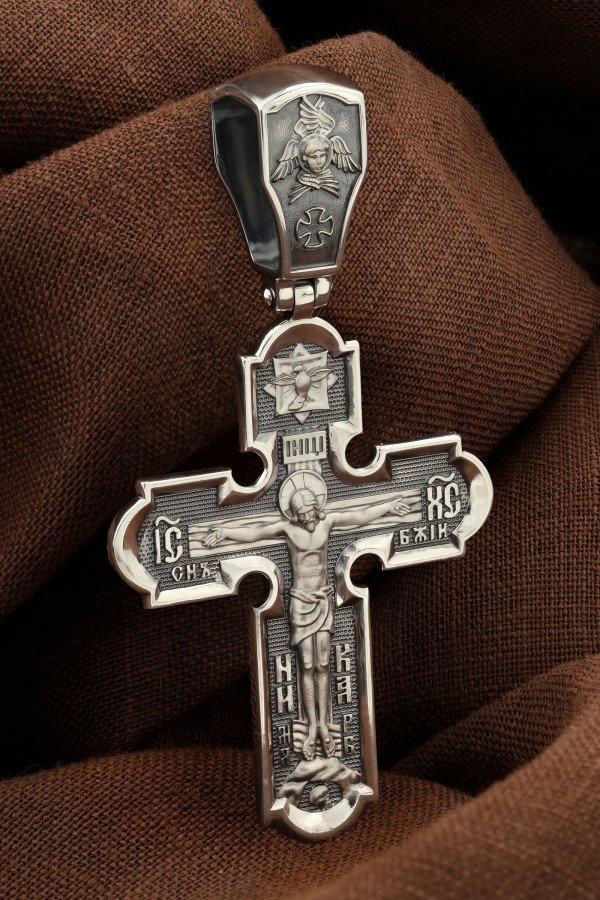 Крест из серебра 925 пробы