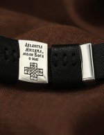 Браслет кожаный с серебром 925 пробы и золотом