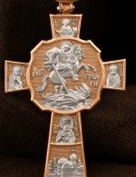 Крест из золота 585 пробы